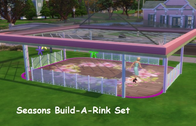 Sims 4 Seasons Build A Rink Set by fire2icewitch at Mod The Sims