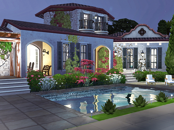 Sims 4 Waylon cozy home by Rirann at TSR
