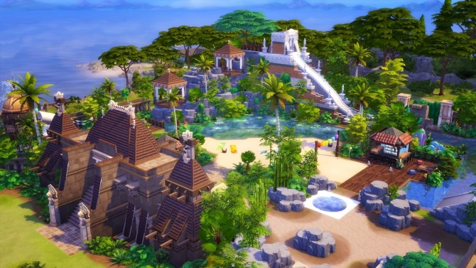Sims 4 Wave Water Park at Akai Sims – kaibellvert