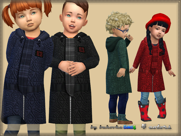 Sims 4 Coat Toddler by bukovka at TSR