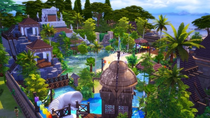 Sims 4 Wave Water Park at Akai Sims – kaibellvert