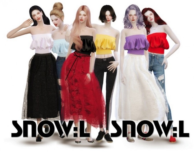 Sims 4 FB top at SNOW:L