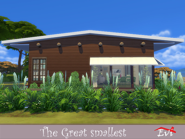 Sims 4 The Great smallest home by evi at TSR