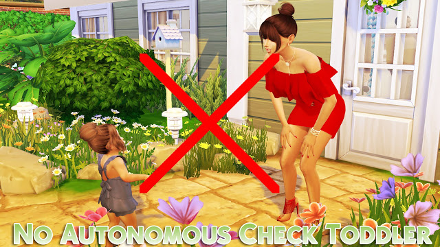 Sims 4 No Autonomous Check Toddler at MSQ Sims