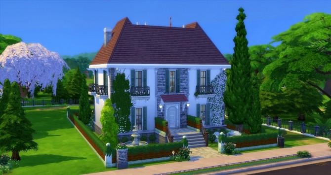 Sims 4 Maestro house by Angerouge at Studio Sims Creation