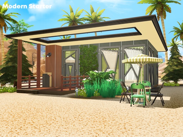 Sims 4 Modern Starter by Pralinesims at TSR