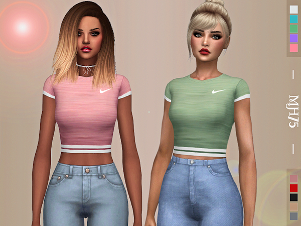 Sims 4 Sport tees by Margeh 75 at TSR