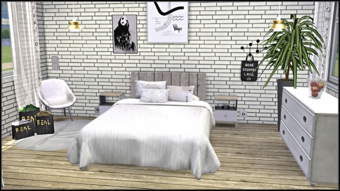 Sims 4 White brick walls at TaTschu`s Sims4 CC