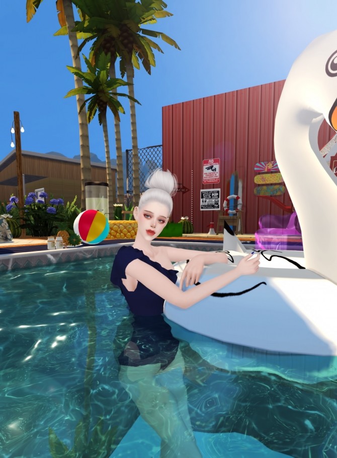 Frill Swimsuit At Osoon Sims 4 Updates