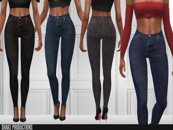 Sims 4 148 Jeans by ShakeProductions at TSR