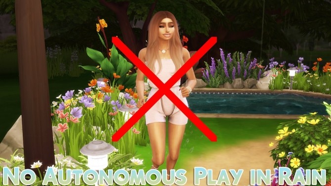 Sims 4 No Autonomous Play In Rain at MSQ Sims