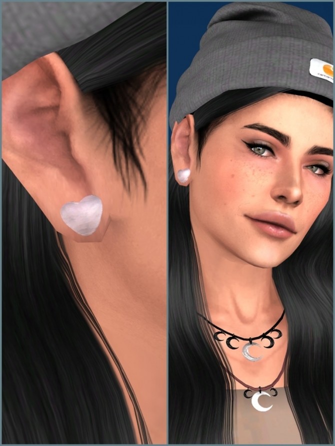 Sims 4 Ear preset for flesh tunnel + 2 flesh tunnels at PW’s Creations