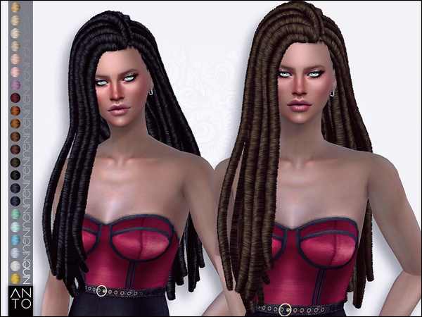 Sims 4 Nine Hair by Anto at TSR