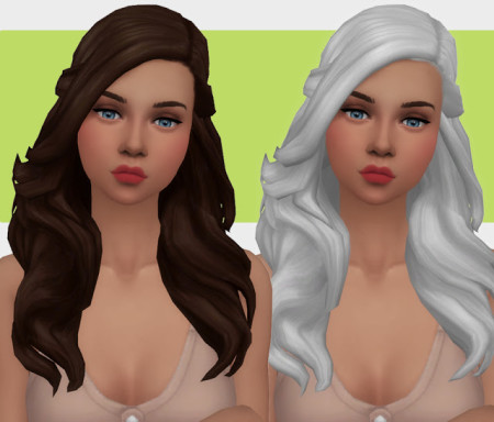 WildSpit Angelic Hair 01 Re-Colour at Simlish Designs