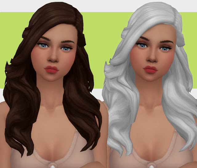 Sims 4 WildSpit Angelic Hair 01 Re Colour at Simlish Designs
