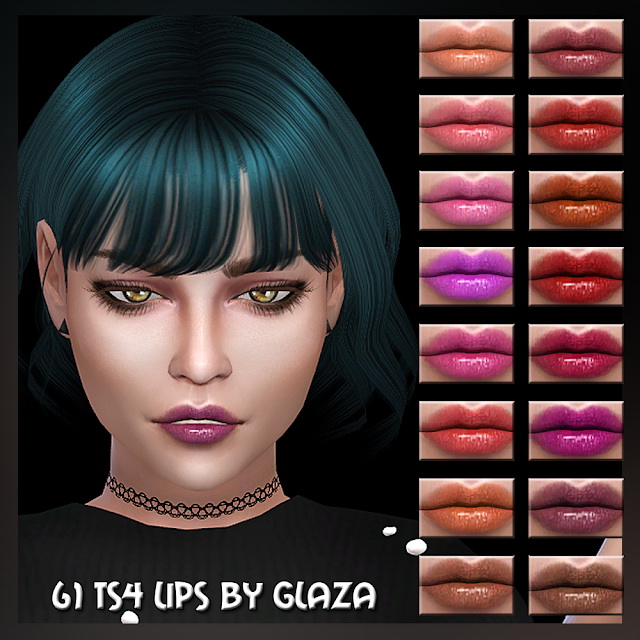 Sims 4 Lips 61 at All by Glaza