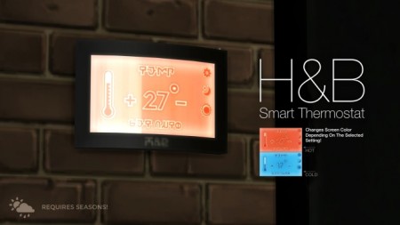 H&B Smart Thermostat by littledica at Mod The Sims