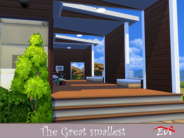 Sims 4 The Great smallest home by evi at TSR