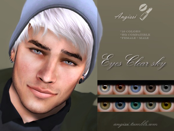Sims 4 EYES Clear sky by ANGISSI at TSR