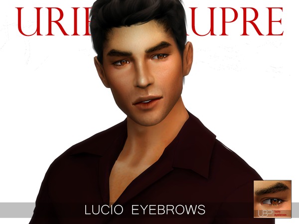 Sims 4 Lucio eyebrows by Urielbeaupre at TSR