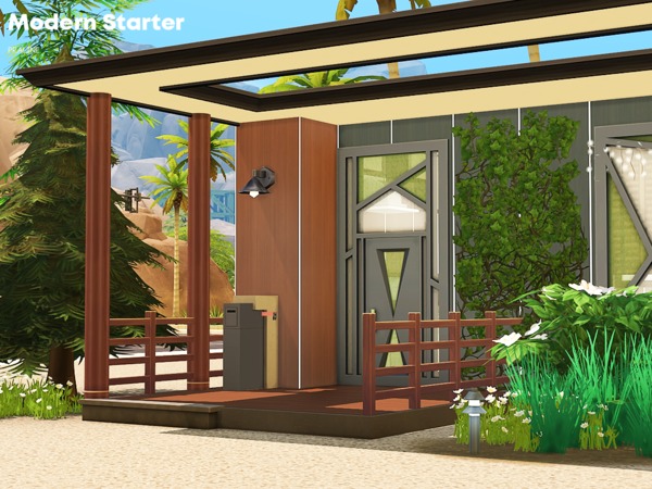Sims 4 Modern Starter by Pralinesims at TSR