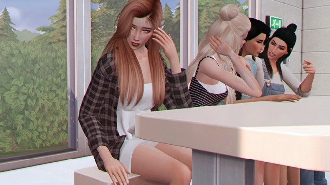 Sims 4 You Can’t Sit with Us Pose at Josie Simblr