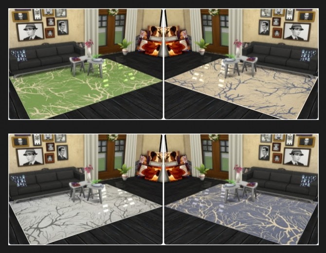 Sims 4 Twigs Rugs at Annett’s Sims 4 Welt