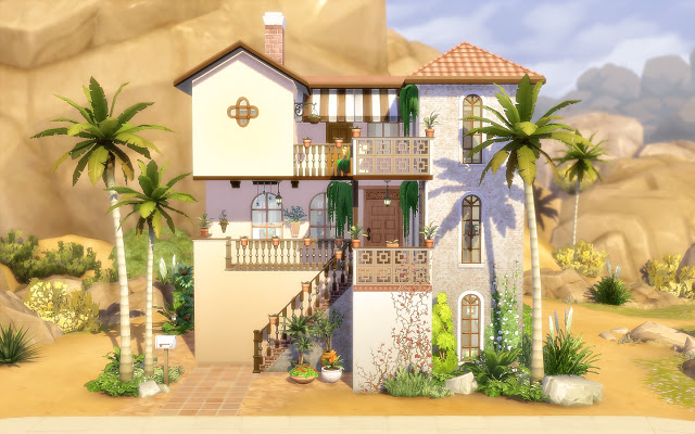 Sims 4 House 54 Oasis Springs at Via Sims