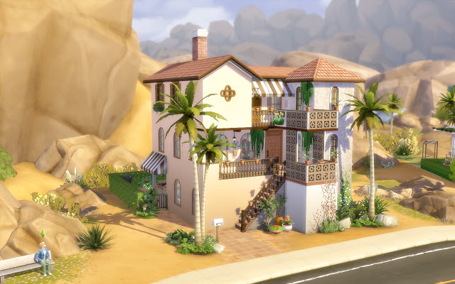 Sims 4 House 54 Oasis Springs at Via Sims
