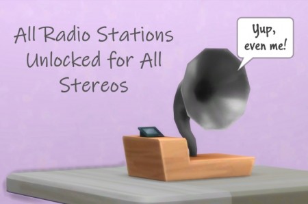 All Radio Stations Unlocked Updated by mars97m at Mod The Sims