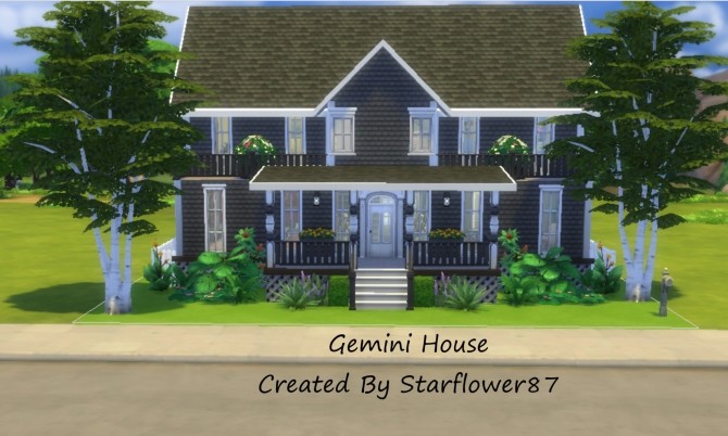 Sims 4 The Gemini House by starflower87 at Mod The Sims