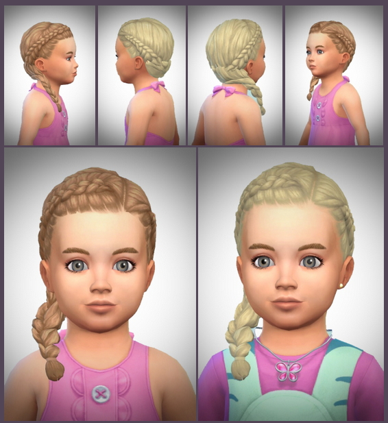 Sims 4 Tiny Josie Braids at Birksches Sims Blog