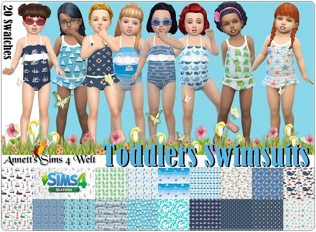 Sims 4 Seasons Swimsuits T at Annett’s Sims 4 Welt