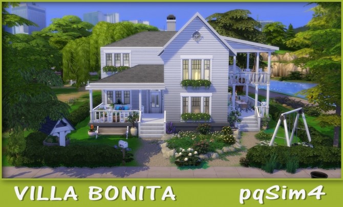Sims 4 Villa Bonita Speed Build at pqSims4