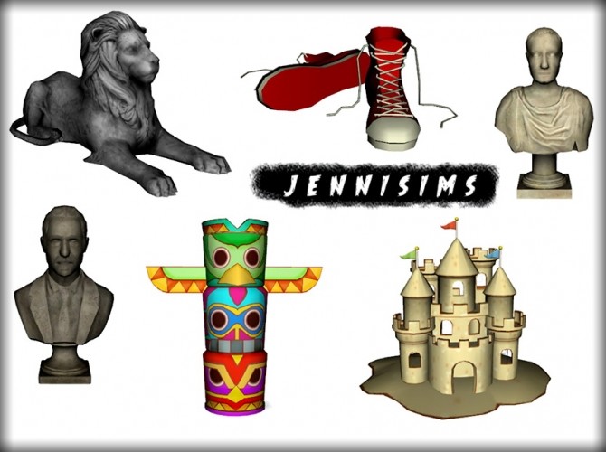 Sims 4 Decorative Clutter 6 Items at Jenni Sims