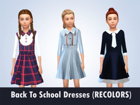 Back to School dresses by kitty.e at TSR