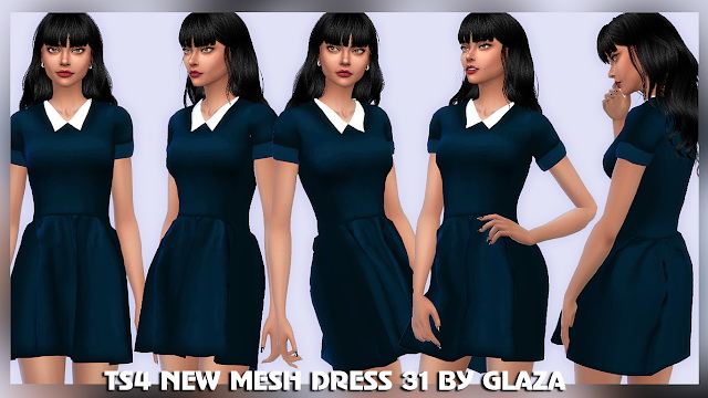 Dress 31 at All by Glaza » Sims 4 Updates