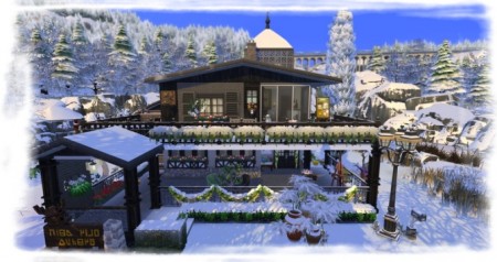 Le mouron rouge chalet by Mich-Utopia at Sims 4 Passions