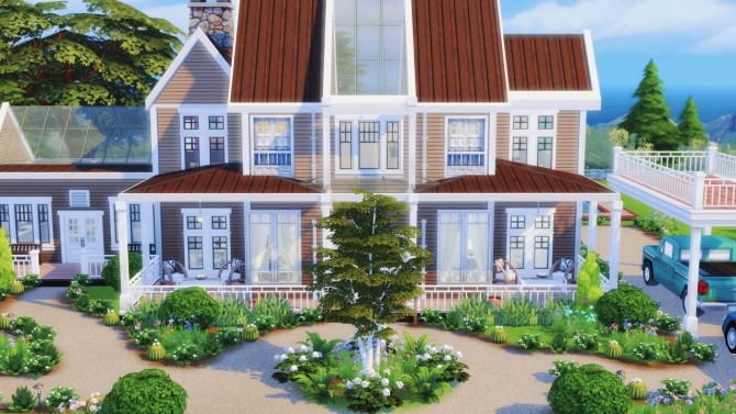 Sims 4 RUSTIC LIVING 3 bedroom farmhouse at BERESIMS