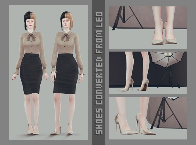 Sims 4 Converted shoes from Leo 2 at Magic bot