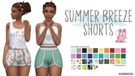 Summer Breeze Shorts at SimLaughLove
