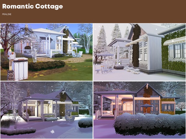 Sims 4 Romantic Cottage by Pralinesims at TSR