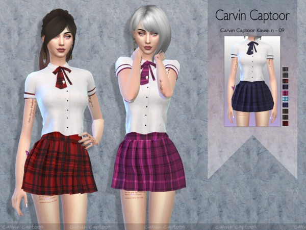 Sims 4 Kawai N   09 outfit by CArvin Captoor at TSR