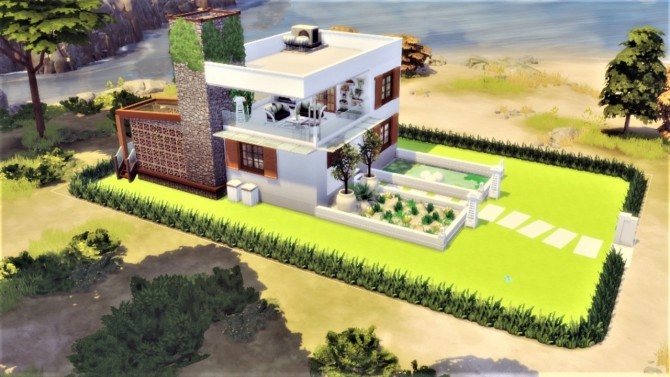 Sims 4 Beach Bay house at Agathea k