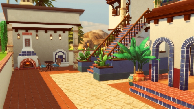 Mediterranean House at Simming With Mary » Sims 4 Updates