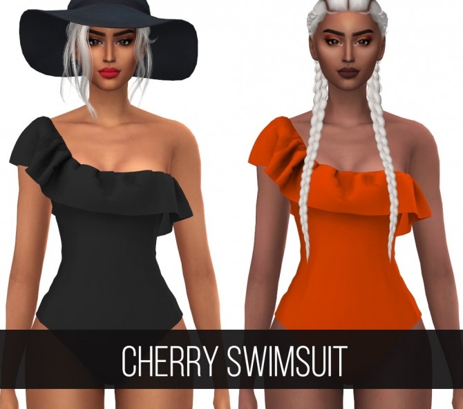Sims 4 CHERRY SWIMSUIT at FifthsCreations