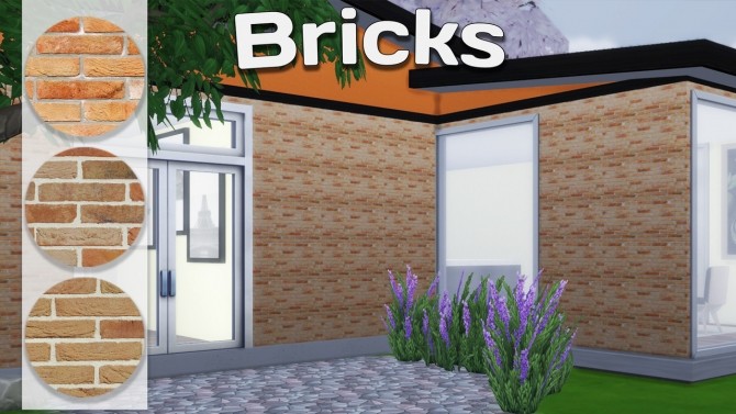 Sims 4 Interior Wooden Wall & Bricks at Simming With Mary