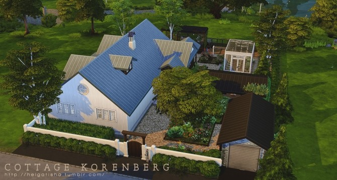 Sims 4 Cottage Korenberg at Helga Tisha