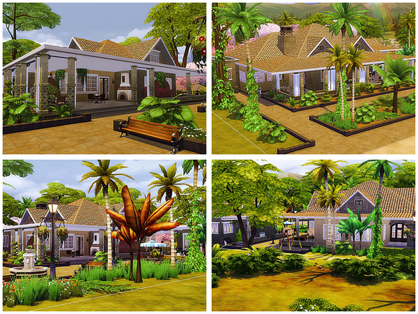 Sims 4 Farewell to Africa house by Danuta720 at TSR