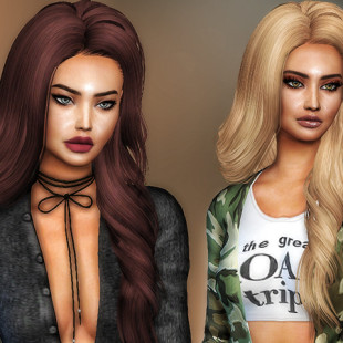 Verona Hair by chuvadeprata at TSR » Sims 4 Updates